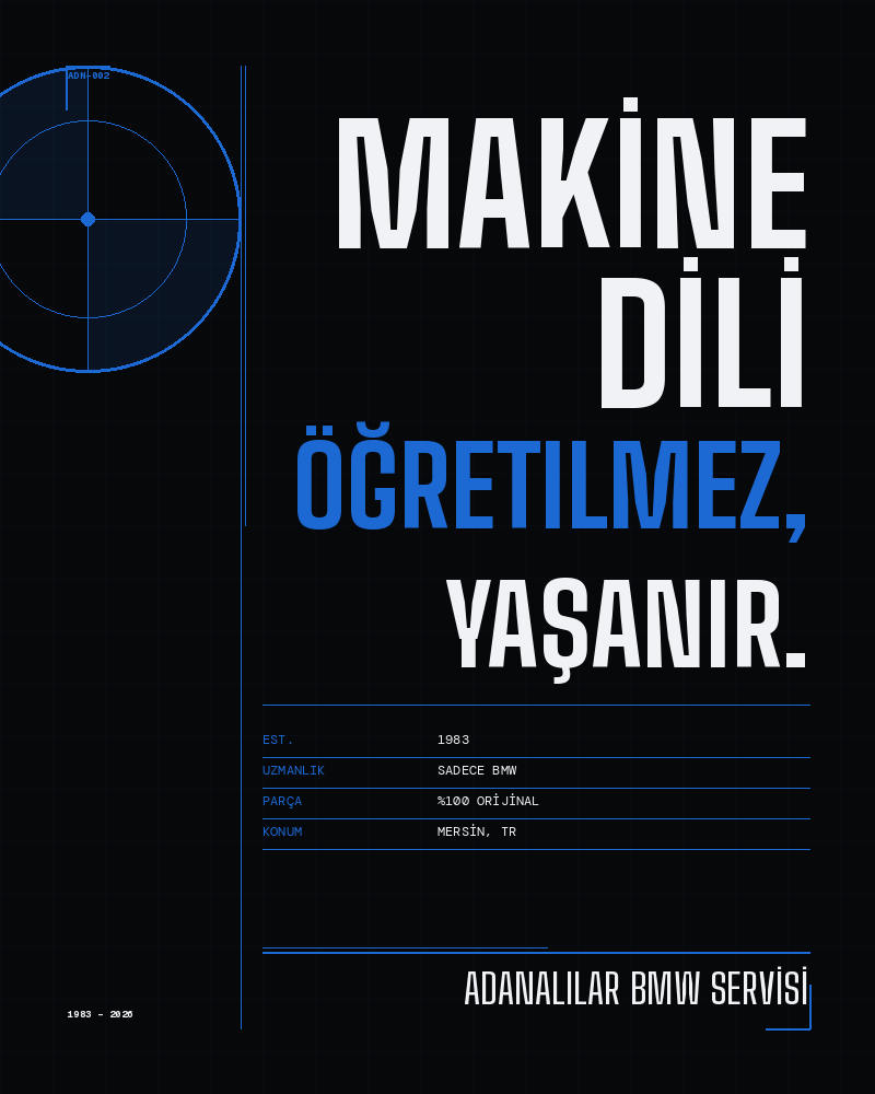 Adanalılar — Makine Dili